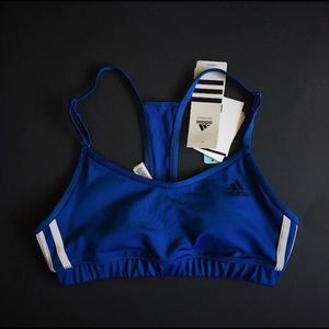 Blue Adidas Sports Bra